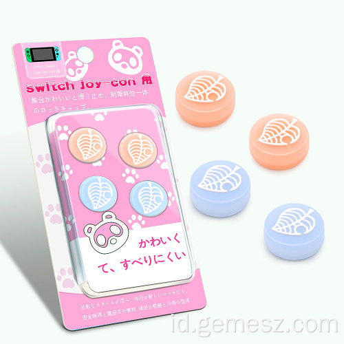 Silicone Luminous Joystick Thumb Stick Cap untuk Switch